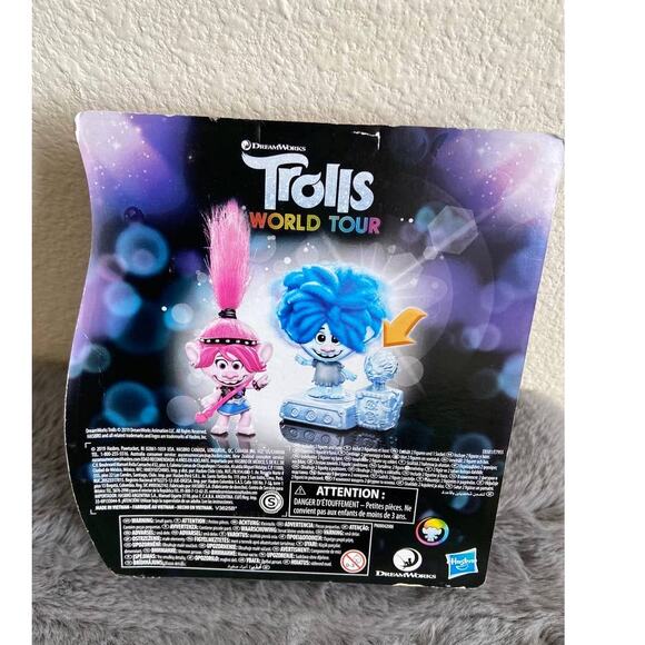 Trolls World Tour Rock City Bobble Head 2 Figurines New - Picture 5 of 6